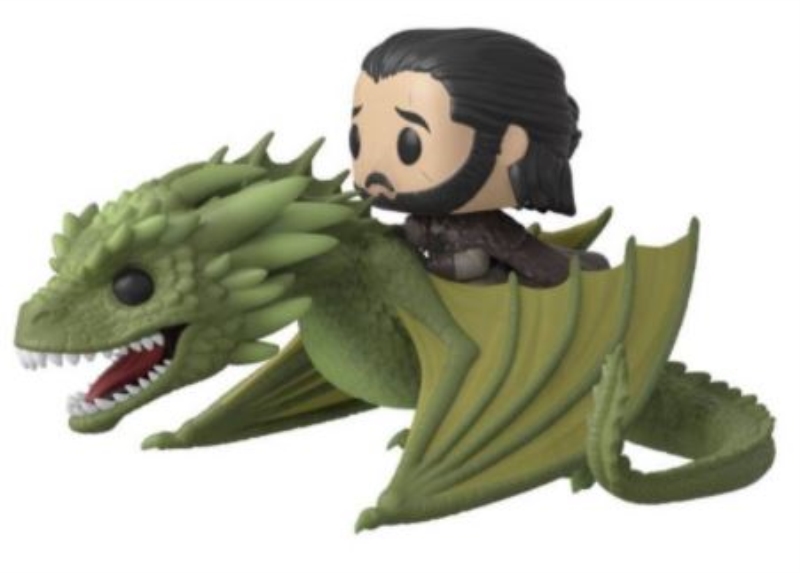 FUNKO ACTION FIGURES FUNKO POP RIDES GOT: JON SNOW W/ RHAEGAL FUNKO ACTION FIGURES FUNKO POP RIDES GOT: JON SNOW W/ RHAEGAL